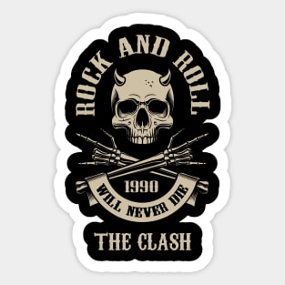 Never Die Clash Sticker